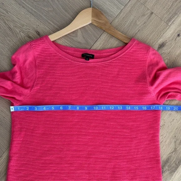 💖 Talbots Vibrant Pink Ribbed Top
Size Small - Picture 4 of 6